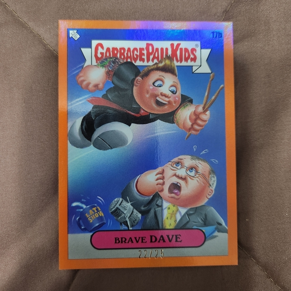 2024 Topps Garbage Pail Kids Green Day Brave Dave Orange 22/25